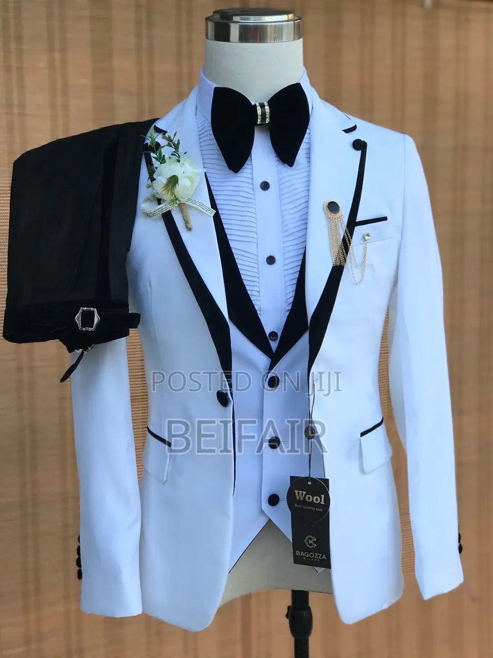 Suti Za Kiume | Men's Suits | Black and White