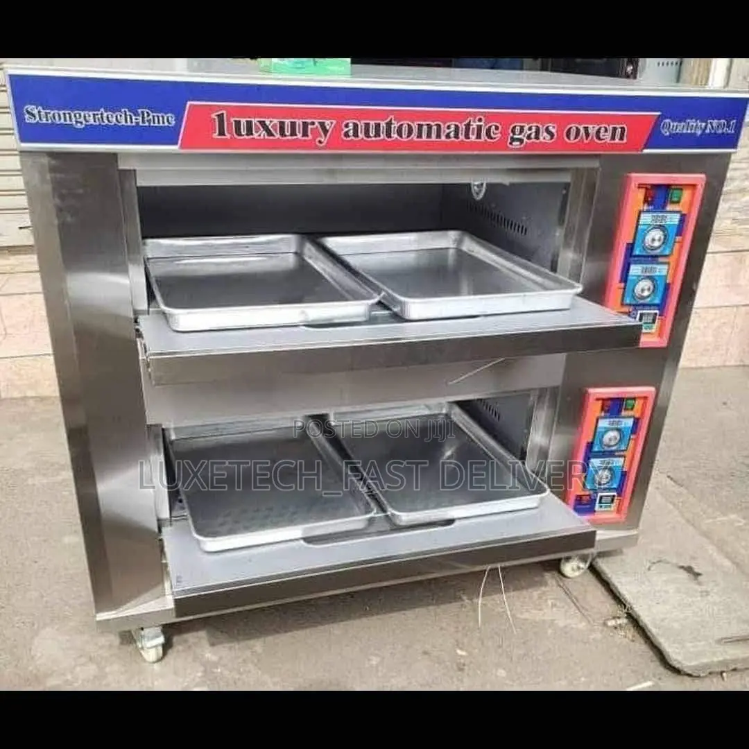 Commercial Gas Oven 2 Deck 4 Trays