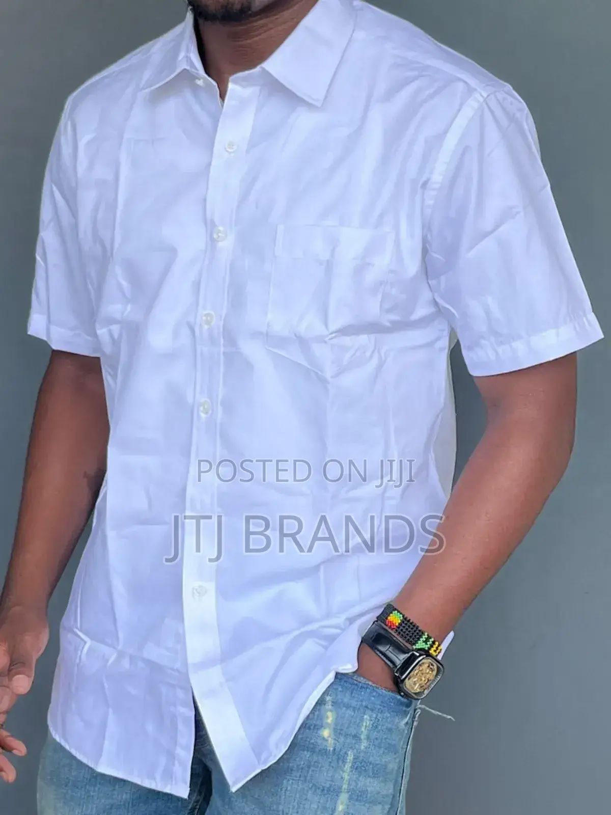 Short Sleeve White Shirts