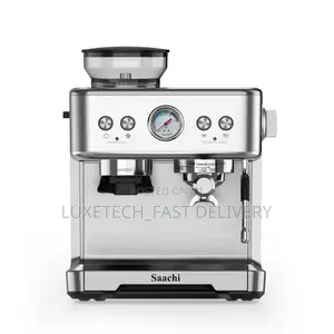 Saachi Coffee Maker With Grinder 20 Bars Pressure Pump