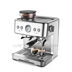 Saachi Coffee Maker With Grinder 20 Bars Pressure Pump