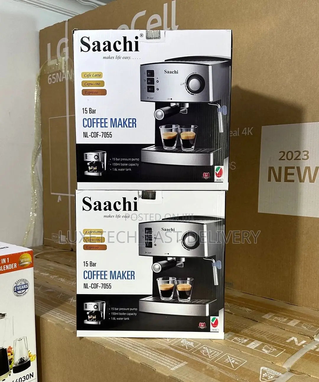 Coffee Maker NL-CF-7055 15 Bar Automatic Steam Pressure Pump