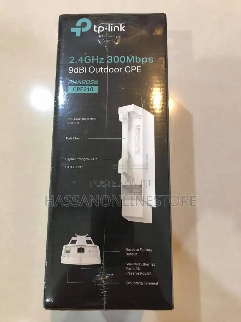 Tp Link 2.4ghz 300mbps 9dbi Outdoor Cpe 210
