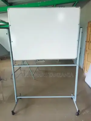 Double Sided Magnetic Dry Erase Whiteboard Height Adjustable