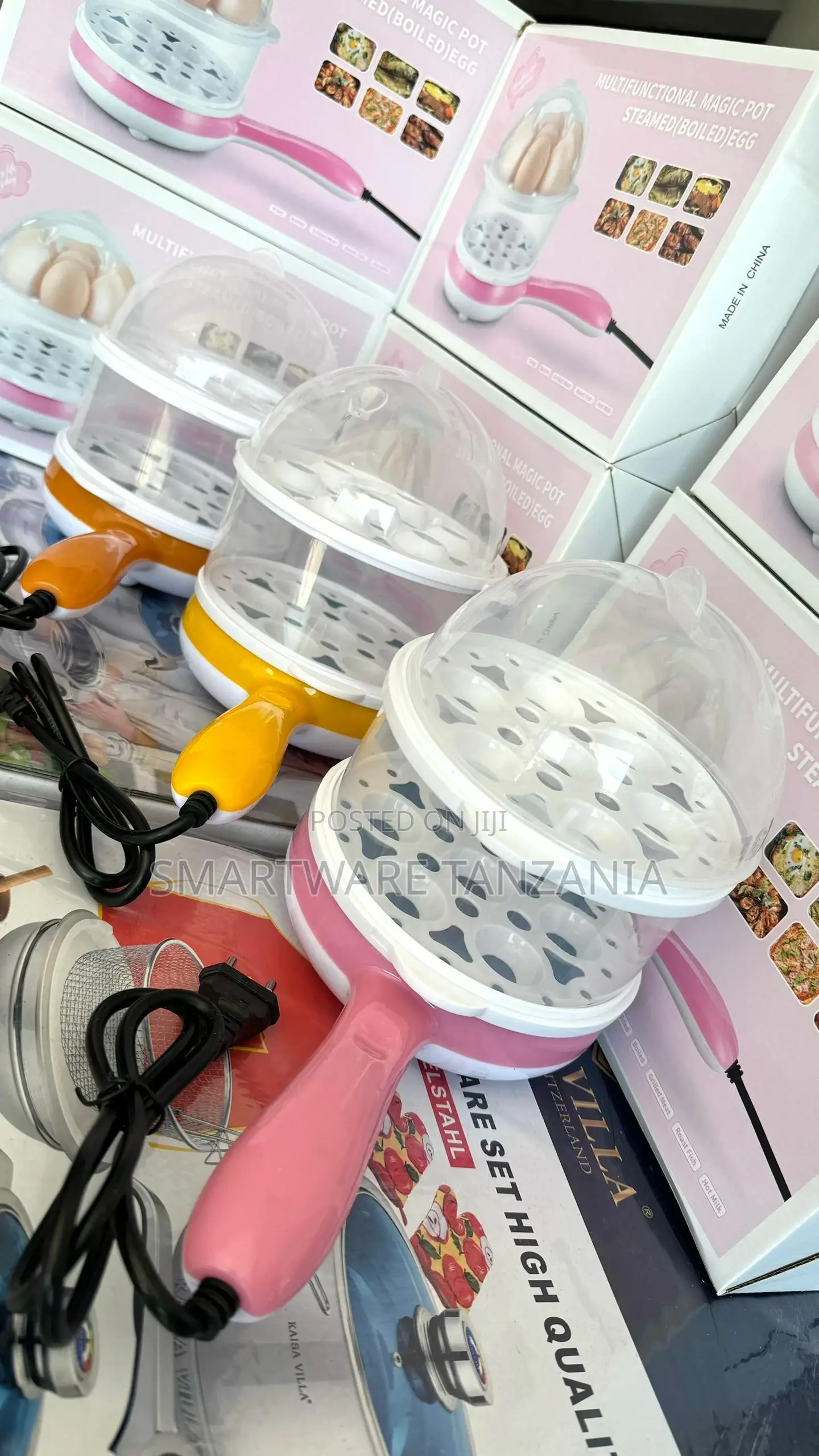 Electric Eggs Boiler Omelette Egg Cooker Food Steamer
