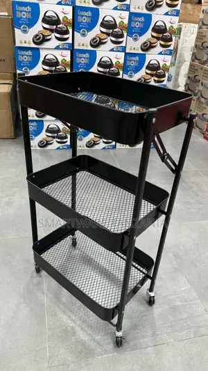 3 Tier Rolling Cart Kitchen Cart Metal Utility Storage Cart