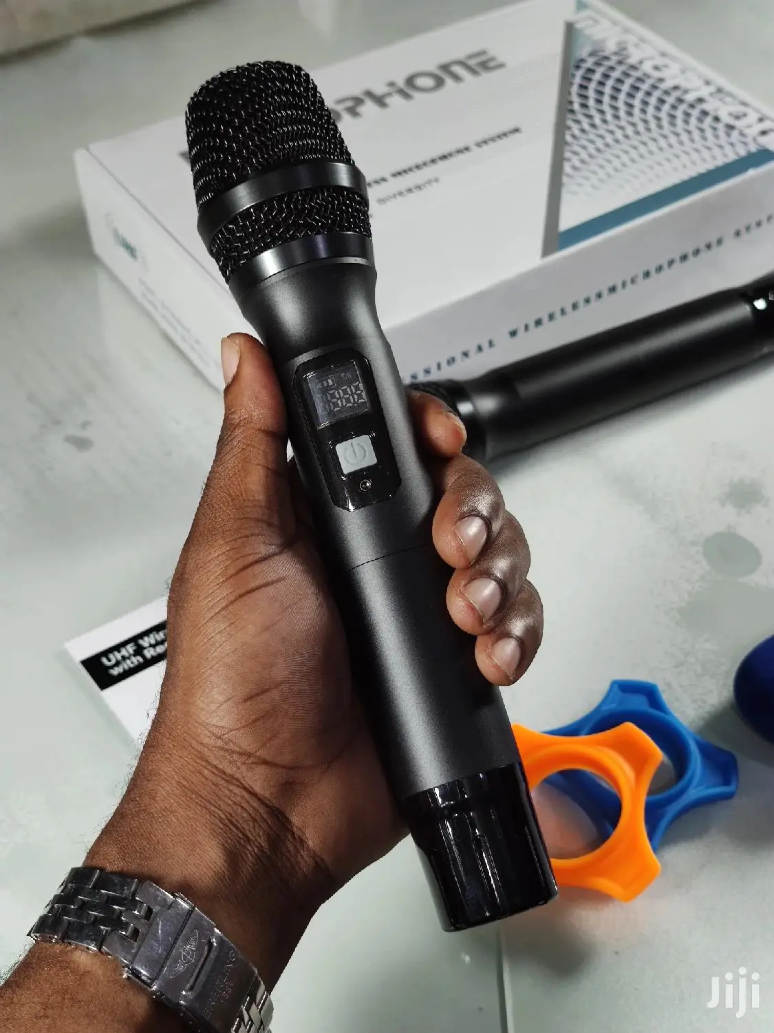 Professional Dual Handheld Wireless UHF Microphone System