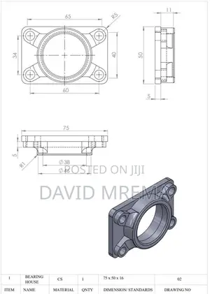 Engineering Drawings Drafting (2D 3D)