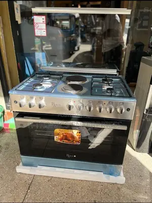 Roch Cooker 4 Gas Burners + 2 Electric Hot Plates (90x60cm)