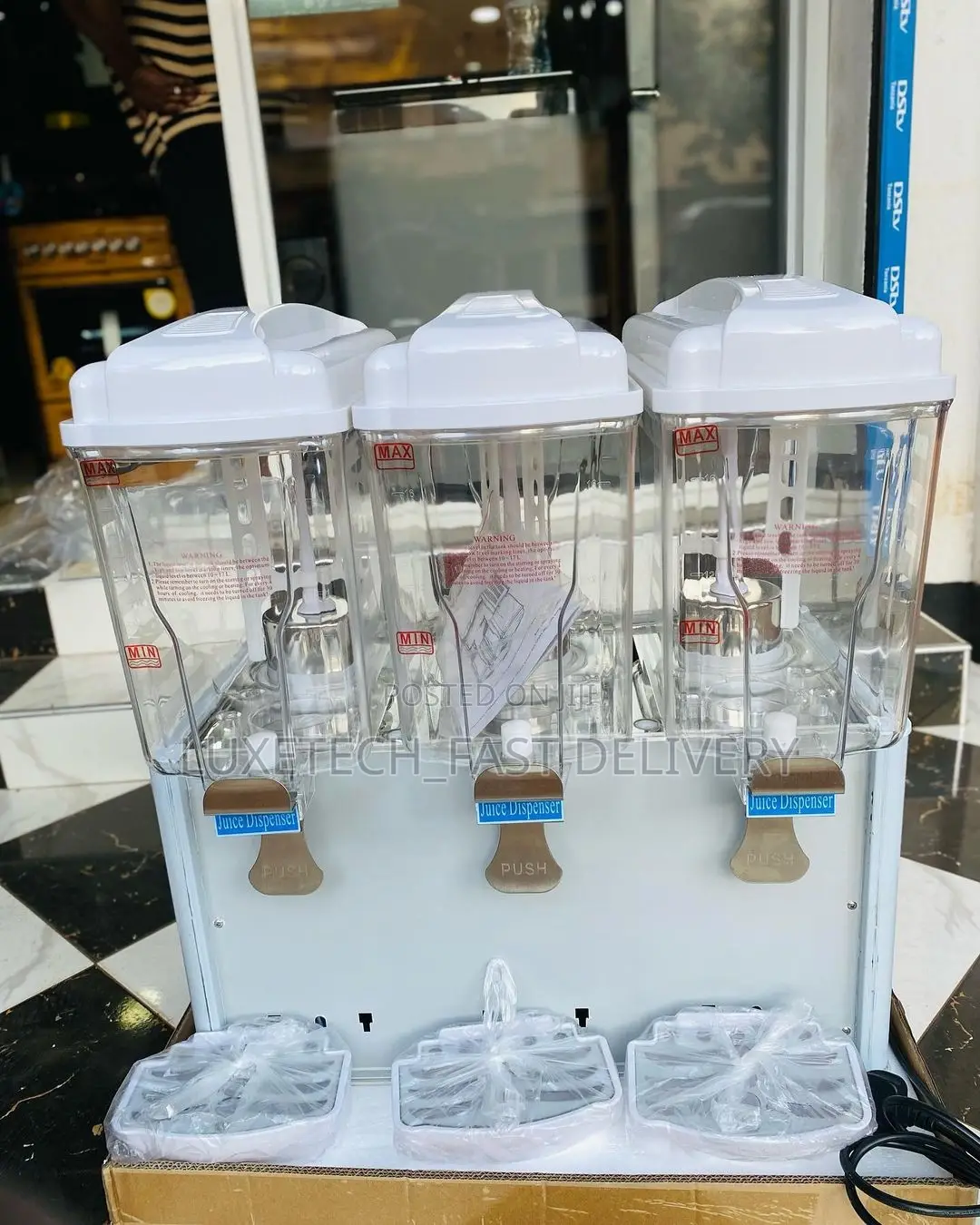 Juice Dispenser 3 Chambers 54L