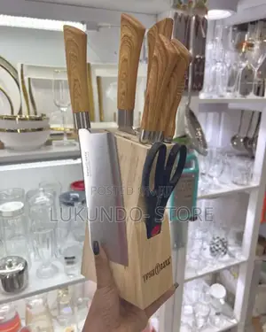 Knife Set With Holder Yake