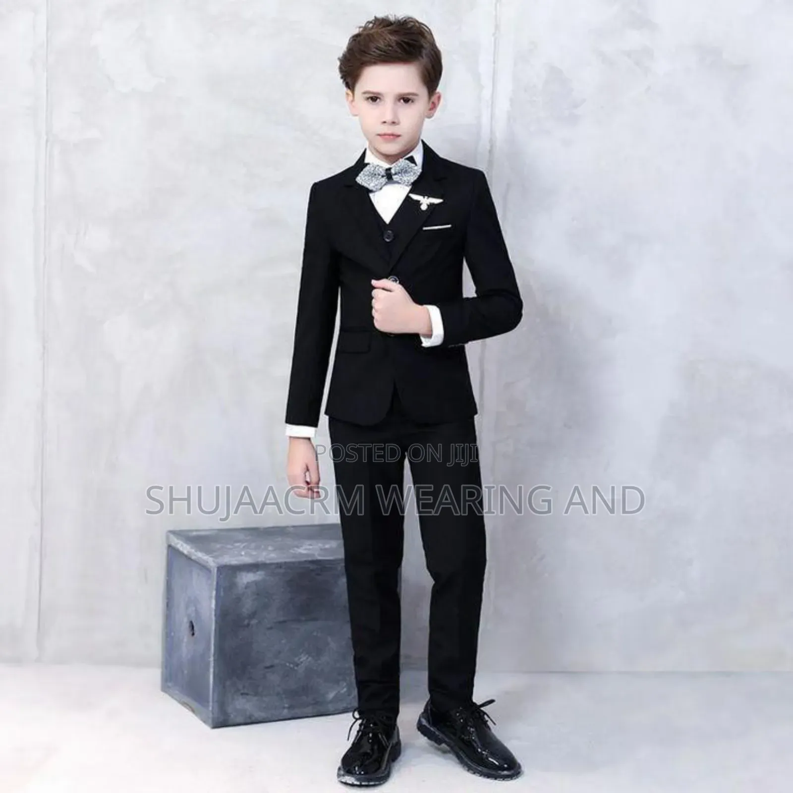 Official Black Kids Suits | Suti Nyeusi Za Watoto