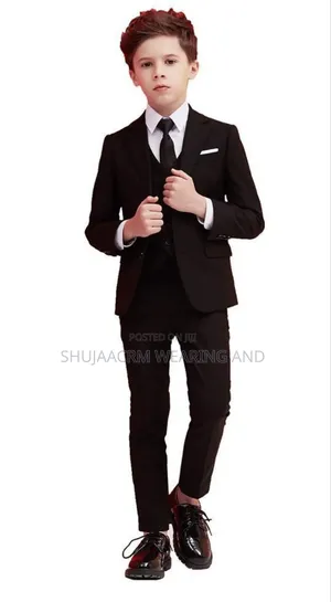 Official Black Kids Suits | Suti Nyeusi Za Watoto