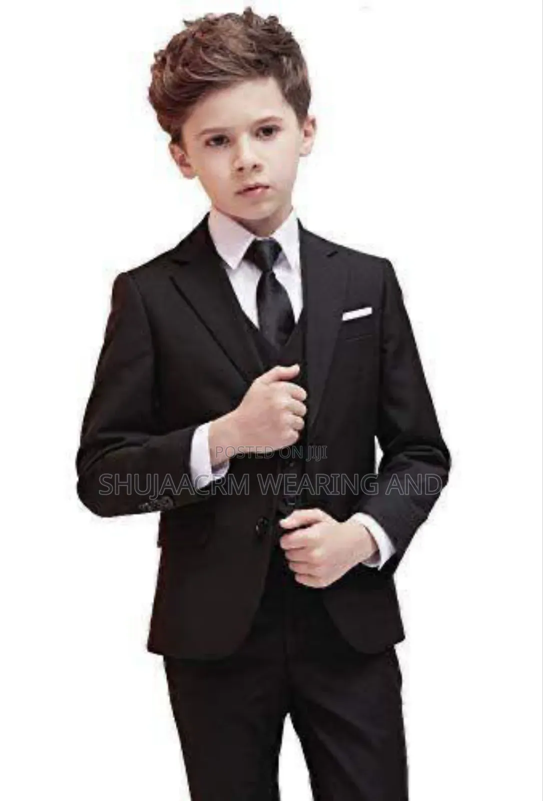 Official Black Kids Suits | Suti Nyeusi Za Watoto