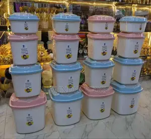 4pcs Foood Storage Containers 25kg,15kg,10kg and 5kg