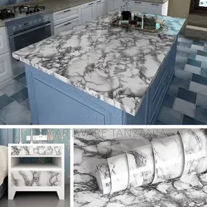 Marble Wall Paper Kitchen Countertop Peel Stick Wallpaper