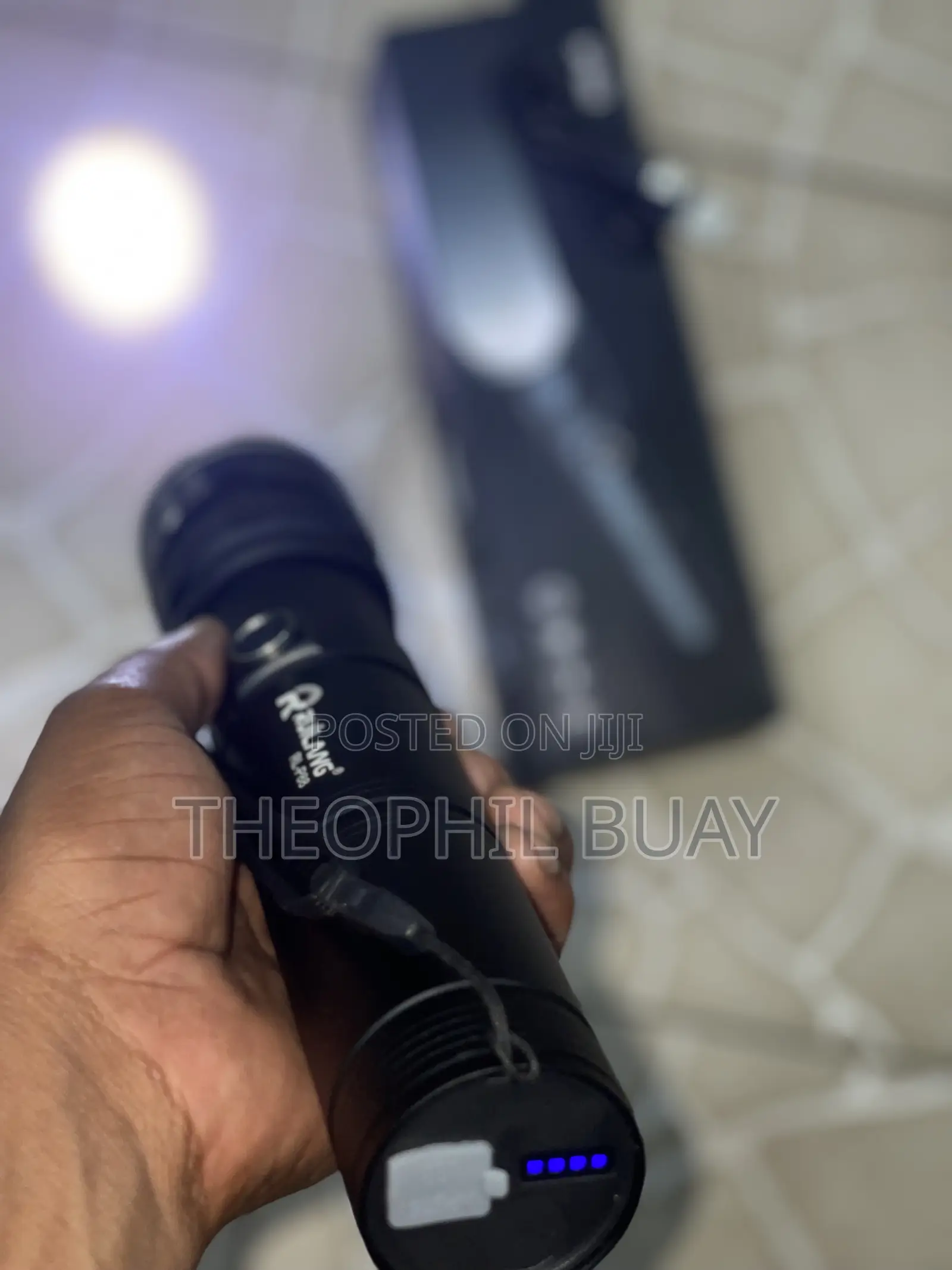 Torch Kubwa Mwanga Mkubwa Na Power Bank Umbali 500m