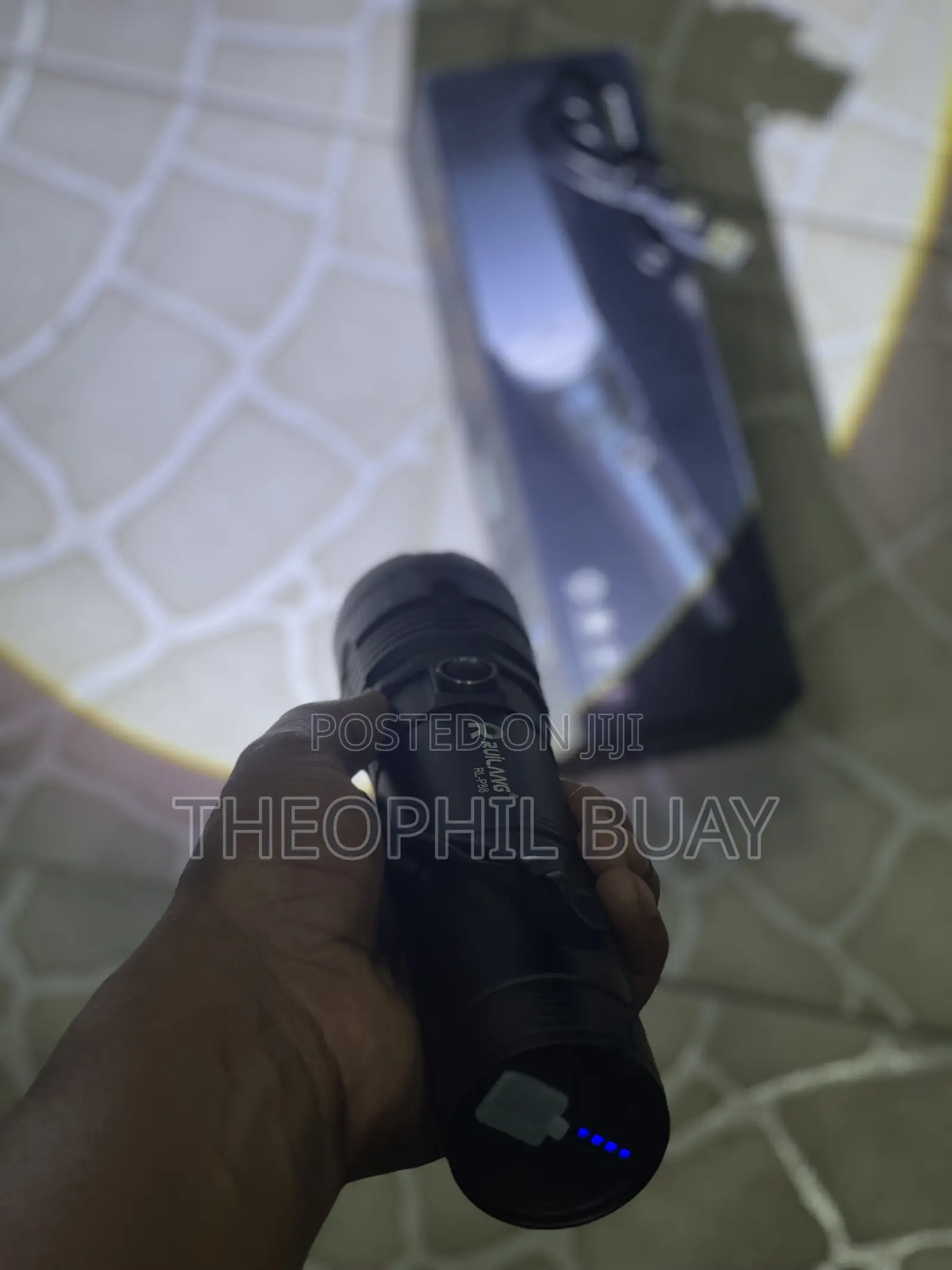 Torch Kubwa Mwanga Mkubwa Na Power Bank Umbali 500m