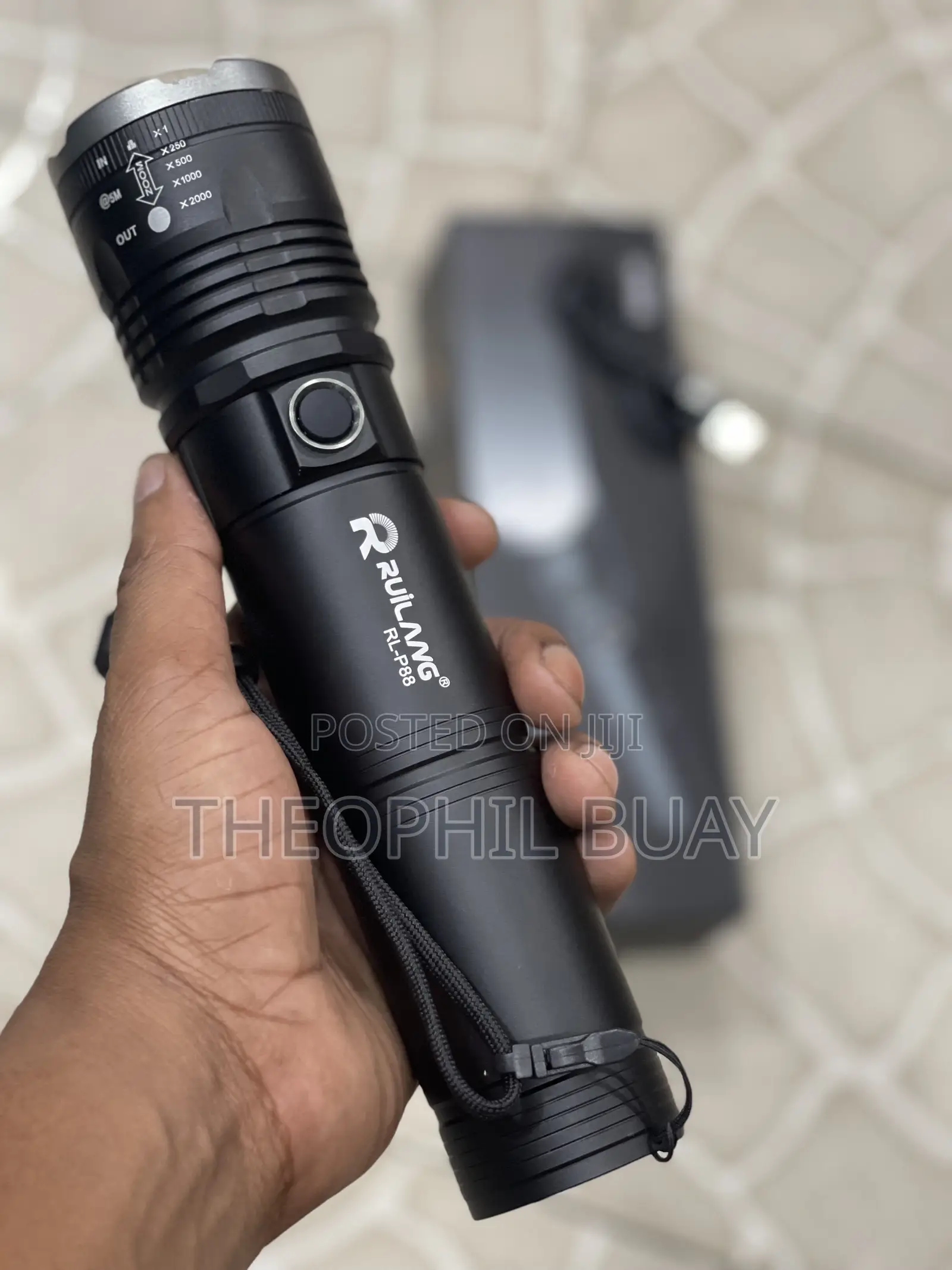 Torch Kubwa Mwanga Mkubwa Na Power Bank Umbali 500m