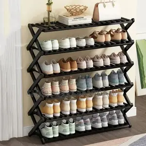Bamboo Shoe Rack Folding Shoe Organizer Shoe Shelf Shoe Rack