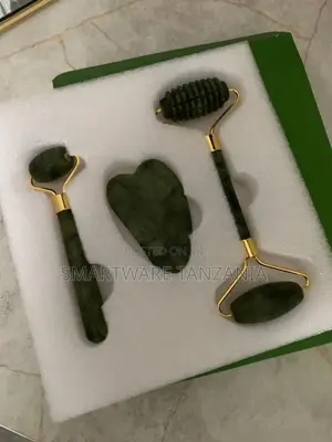 Face Roller, Eye Massager, Gua Sha, Ridged Roller Massager