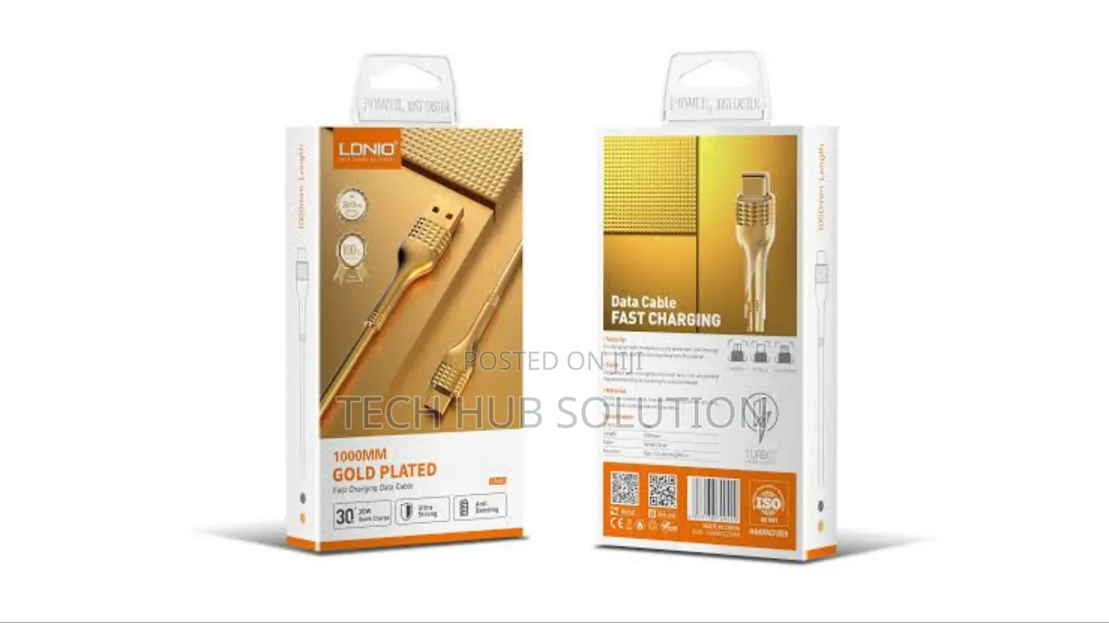 Ldnio 30W Gold Data Cable 2M