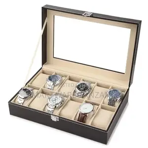 Watch Box Organizer 12 Slots Watch Display Box Storage Case