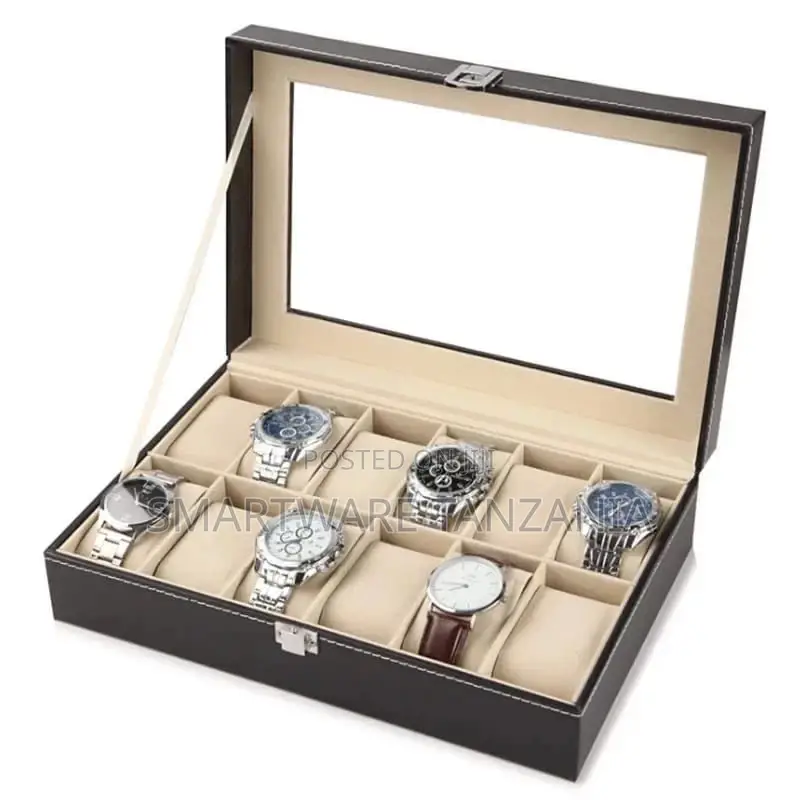 Watch Box Organizer 12 Slots Watch Display Box Storage Case