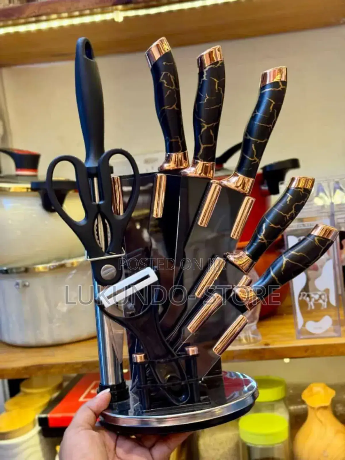Knives Set Black Colour