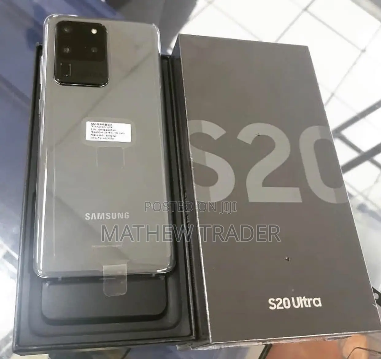 New Samsung Galaxy S20 Ultra 256 GB Gray