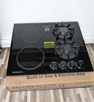 Homebase 2 Gas and 2 Electric Built-in Gas and Electric Hob
