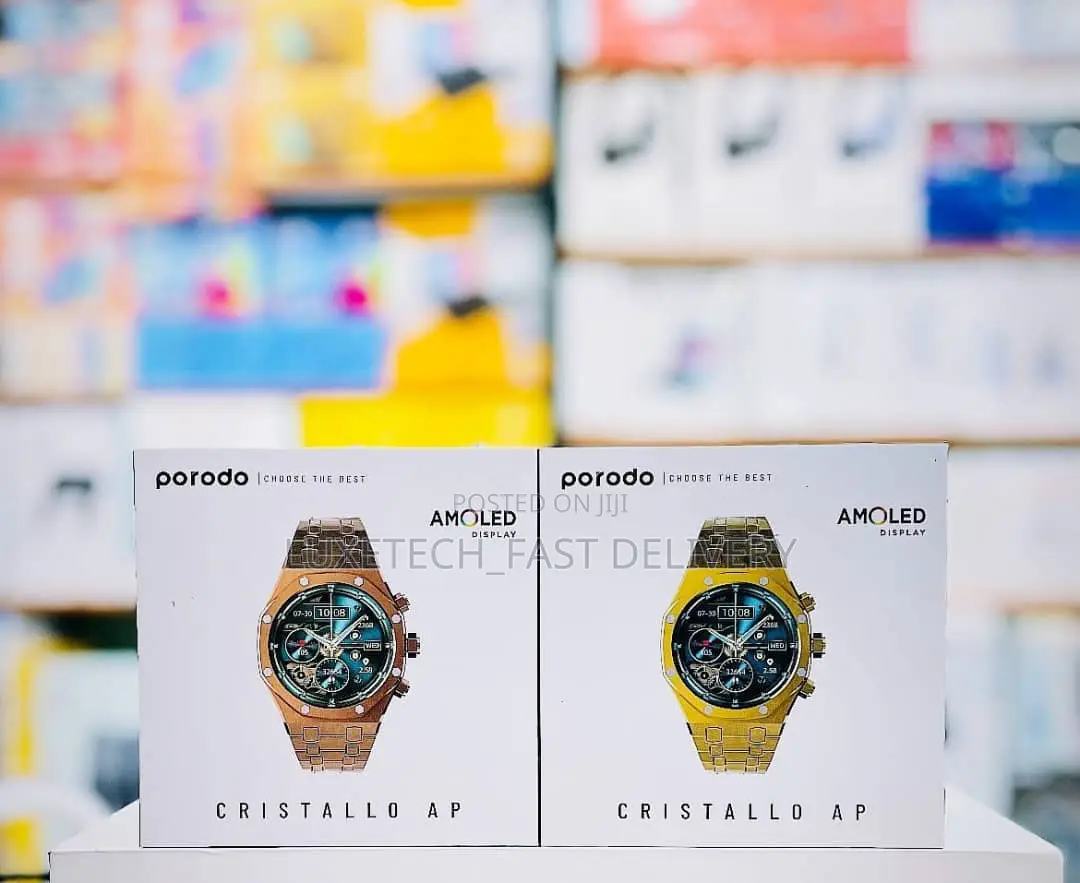 Porodo Cristallo Ap Smart Amoled Display Watch