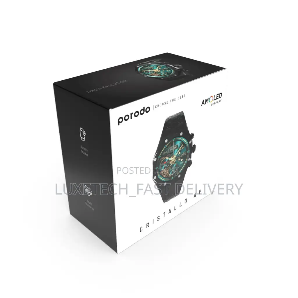 Porodo Cristalloap Smart Watch Premium Quality