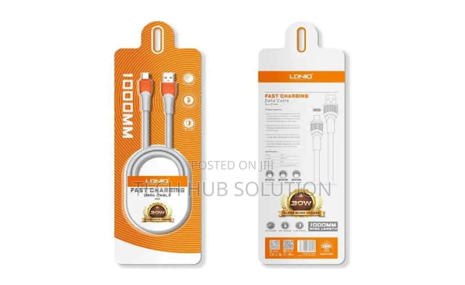 LDNIO TPE Data Cable 30w Fast Charging 1m Cable
