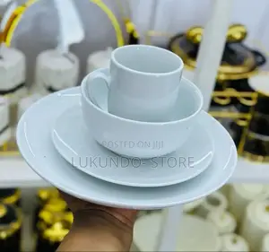Dinner Set PCS 16 Sahani 4 Side Plate 5 Bakuli 4 Vikombe 4
