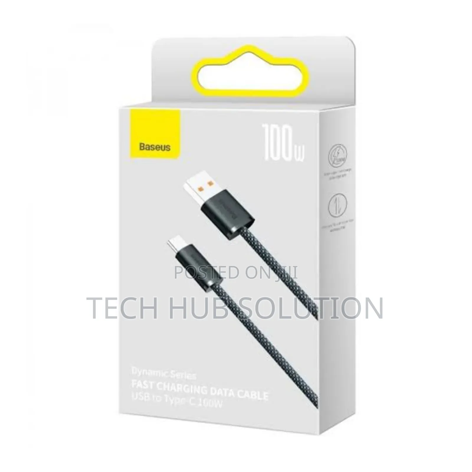 Baseus USB to Type-C 100W 1M Cable Slate Gray