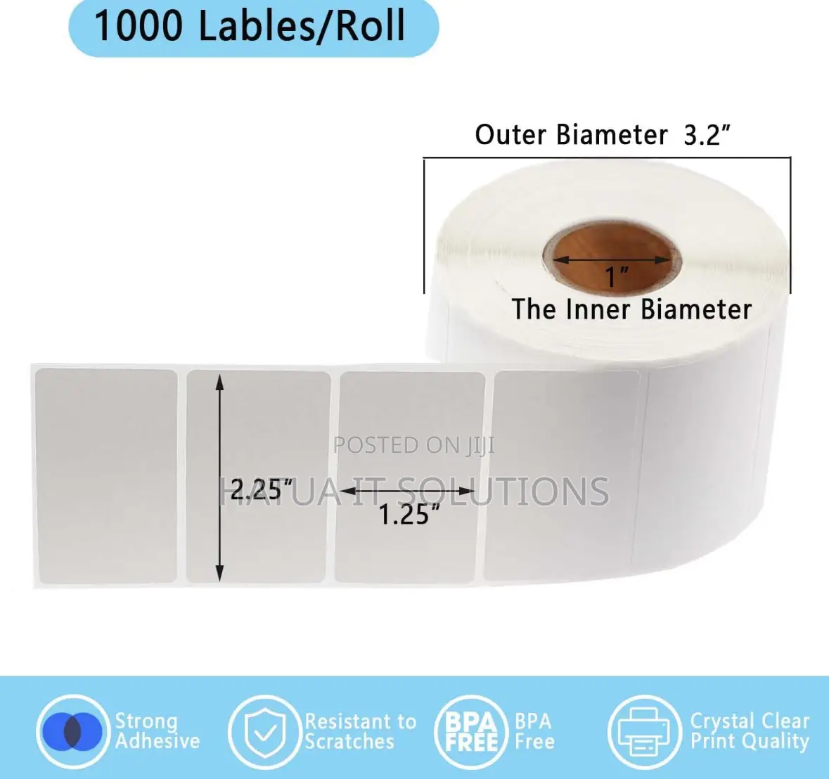 Shipping Barcode Labels/Sticker Roll 80mmx40mm