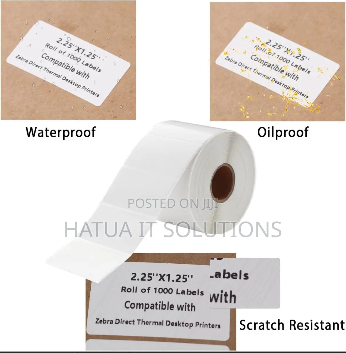Shipping Barcode Labels/Sticker Roll 80mmx40mm