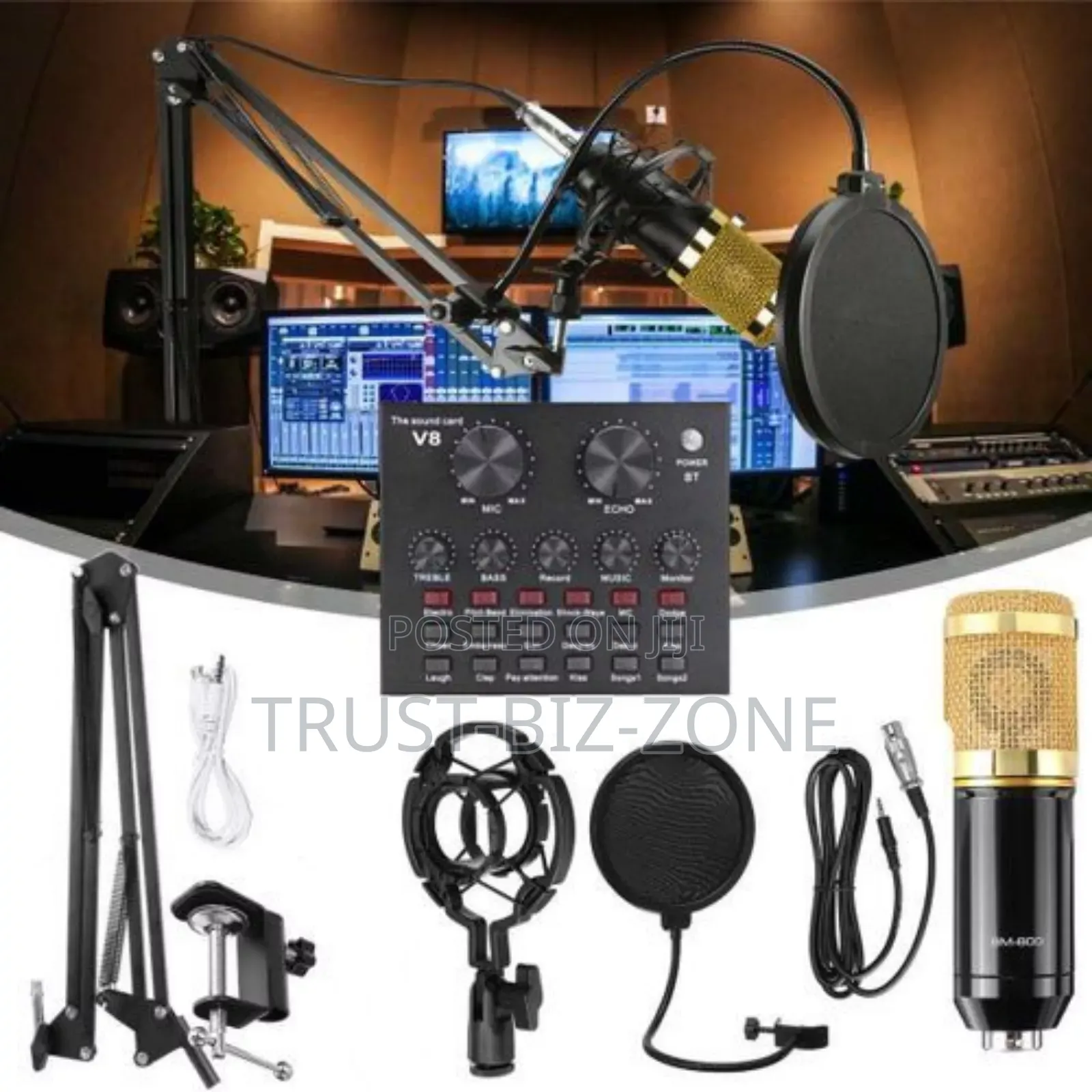 Studio Recording Microphone Condenser Kit