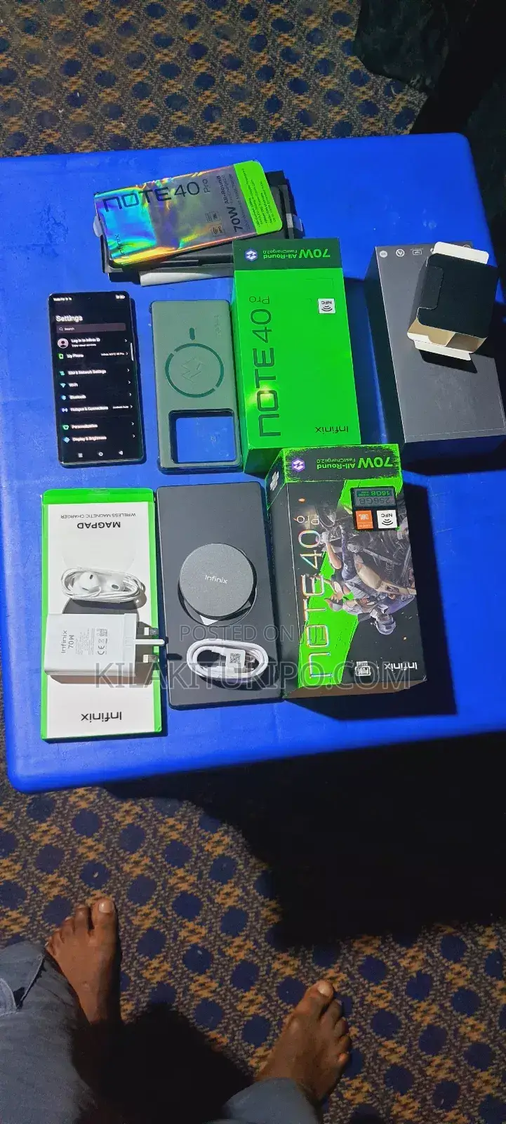 New Infinix Note 40 Pro 256 GB Green