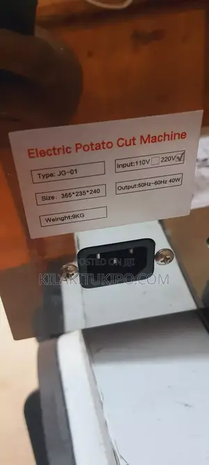 Electric Potato Cut Machine