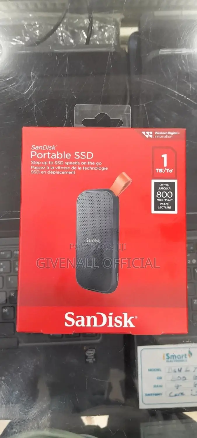 Min External SSD Sandisk 1 Tb Hard Disk