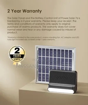 Oraimo Powersolar 76 15w Solar Home Power System