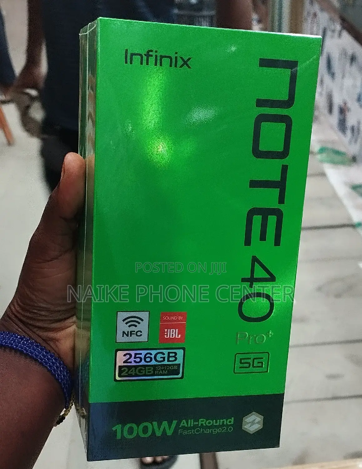 New Infinix Note 40 Pro Plus 5G 256 GB Black