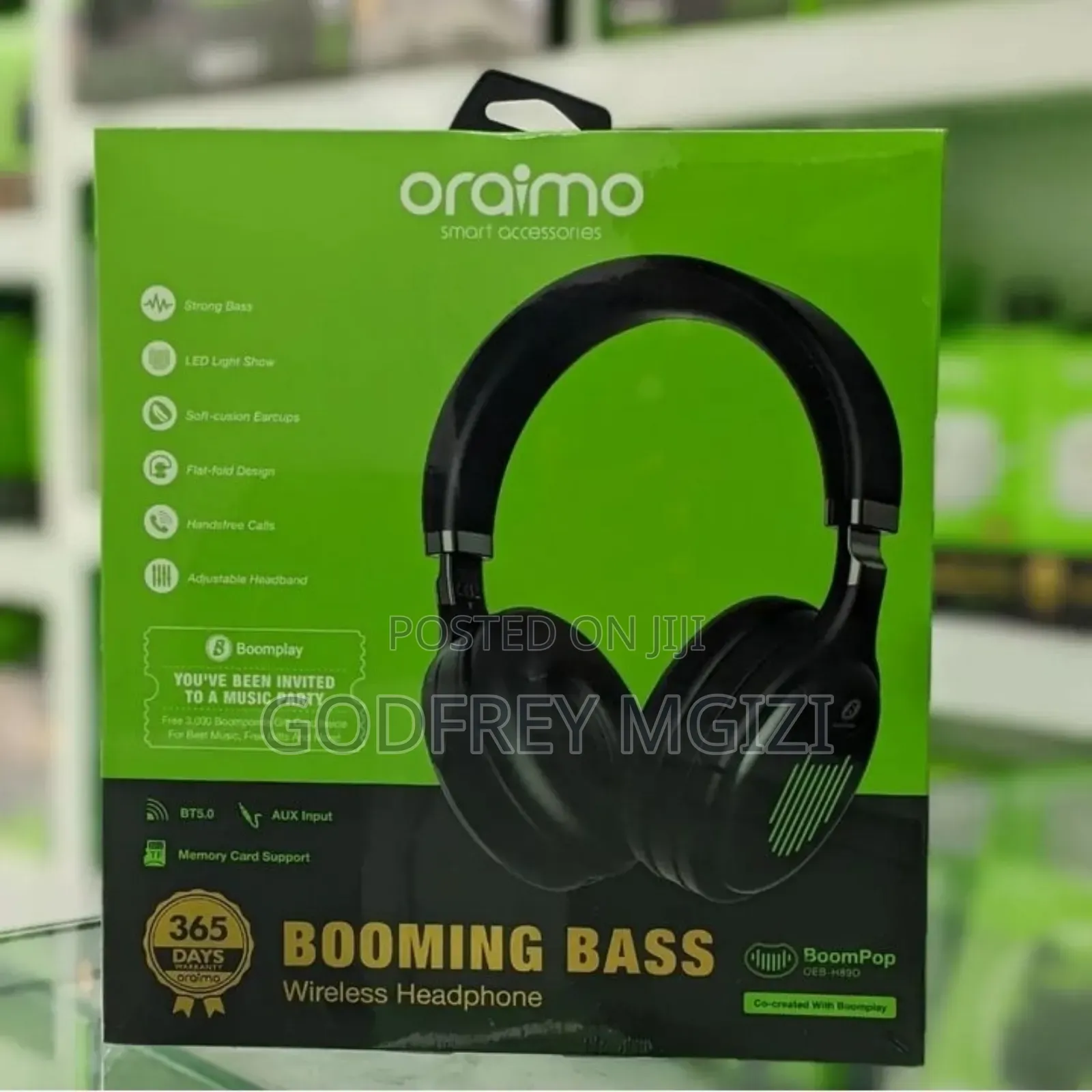 Headphone Oraimo Boompop
