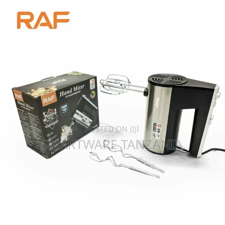 Hand Mixer And Egg Beater R.6629A With Stand 5 Speeds Turbo