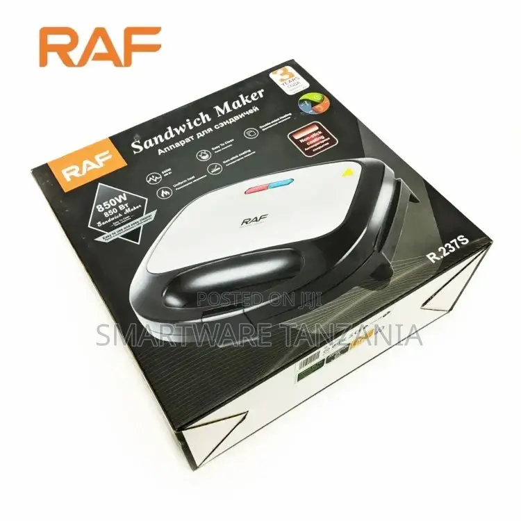 Sandwich Maker 4 Slice R.237S Stainless Steel Top Dual Heat