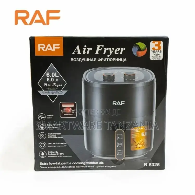 Multipurpose Electric Air Fryer 6L R.5325 – Cook Crisp Roast