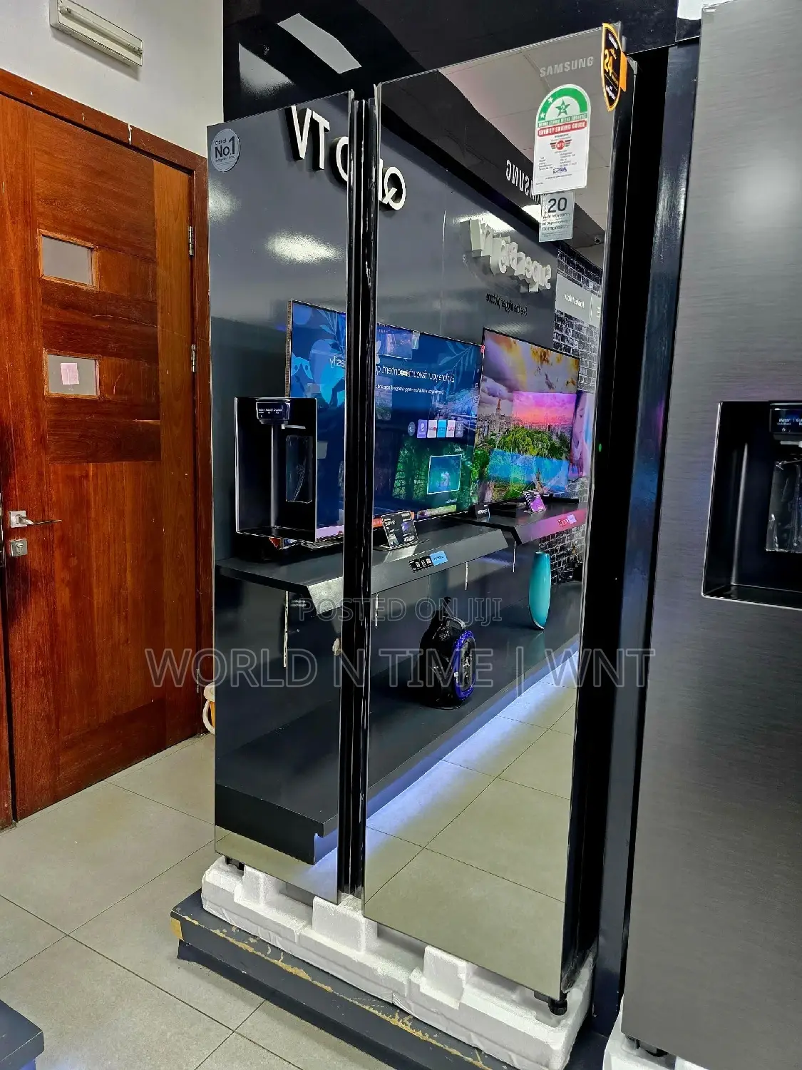 Samsung Refrigerator Rs64r53112a Mirror Black - 635L