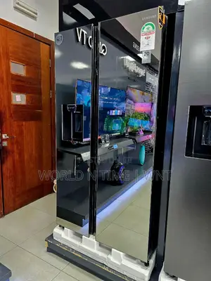 Samsung Refrigerator Rs64r53112a Mirror Black - 635L